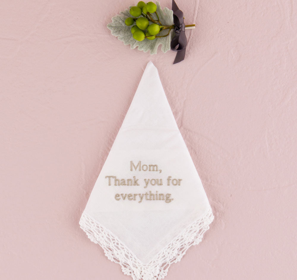 Crocheted Personalized Handkerchief