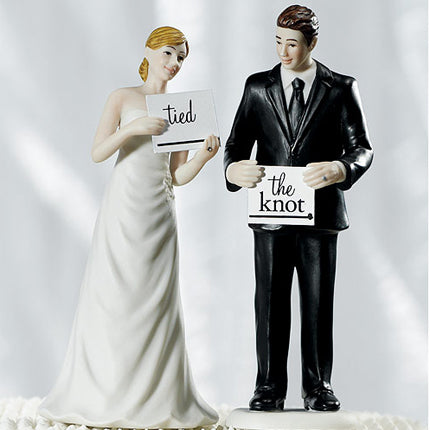 Read My Sign Bride Figurine