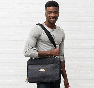 Personalized Canvas Laptop Bag