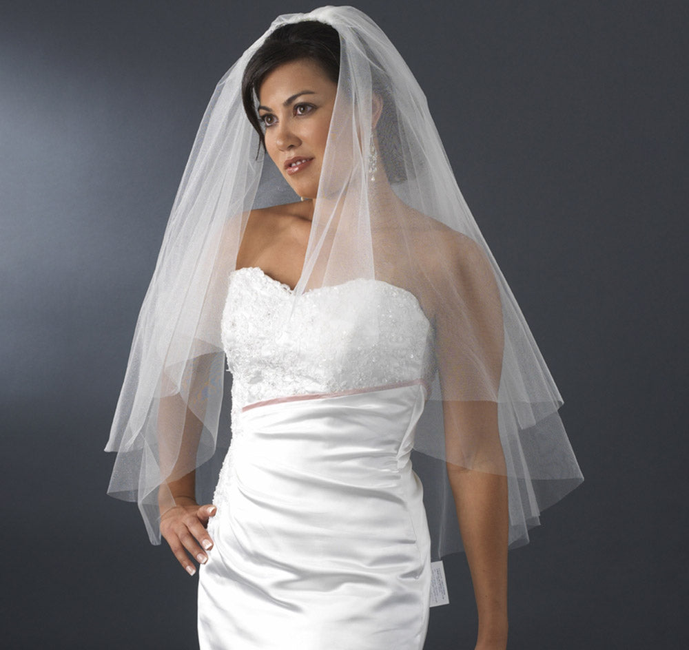 Fingertip Length Bridal Veil