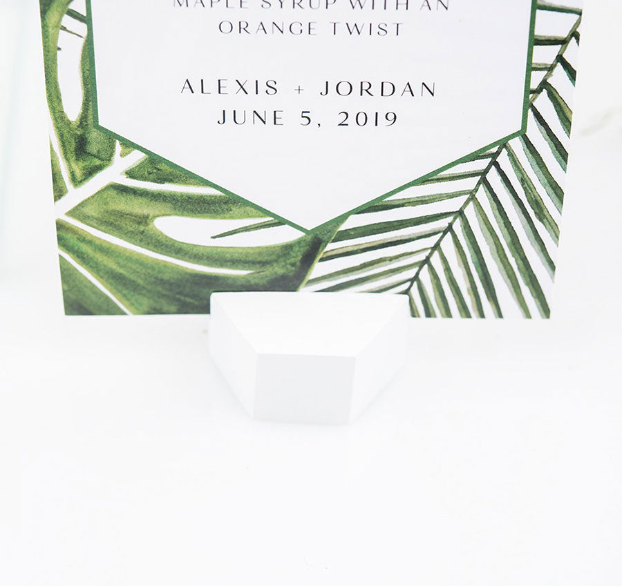 Assorted Geometric Card Holders - Set of 6