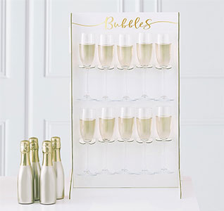 Prosecco Bubbly Drinks Wall Holder The Wedding Outlet