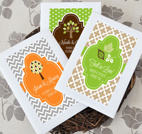 Fall for Love Wildflower Seed Packet Favors
