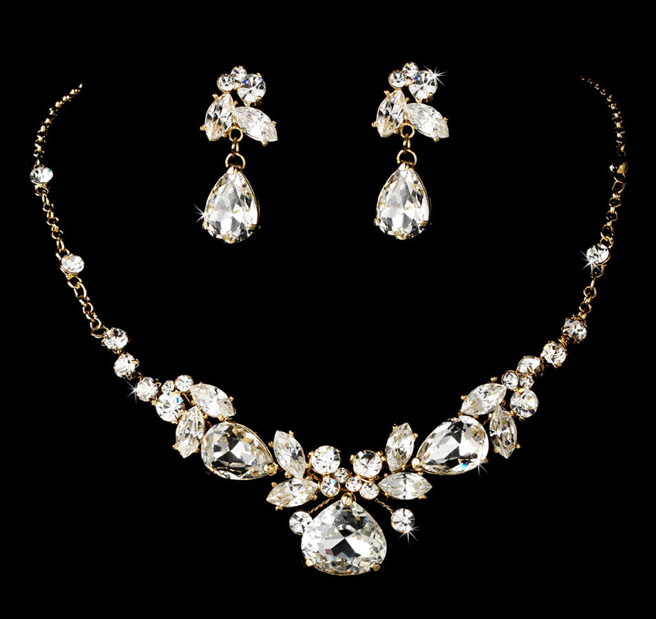 Rhinestone Bridal Jewelry Set