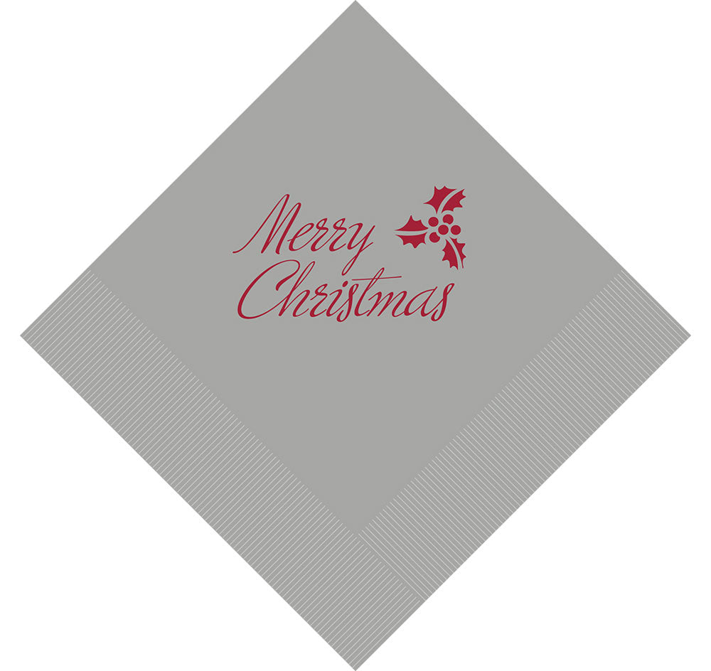 Merry Christmas Personalized Napkins