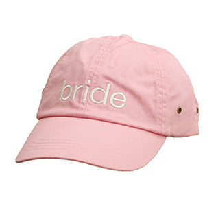 Bride Baseball Hat Pink