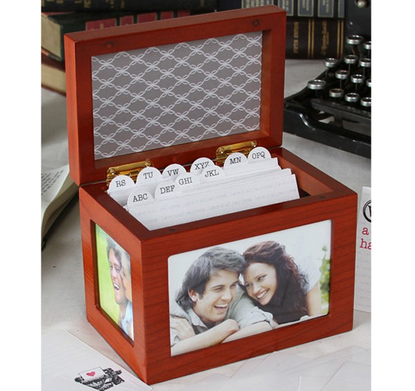 Cherry Wood Wedding Wish Box