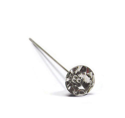 Large Crystal Diamond Bouquet Pins - (Set of 48)