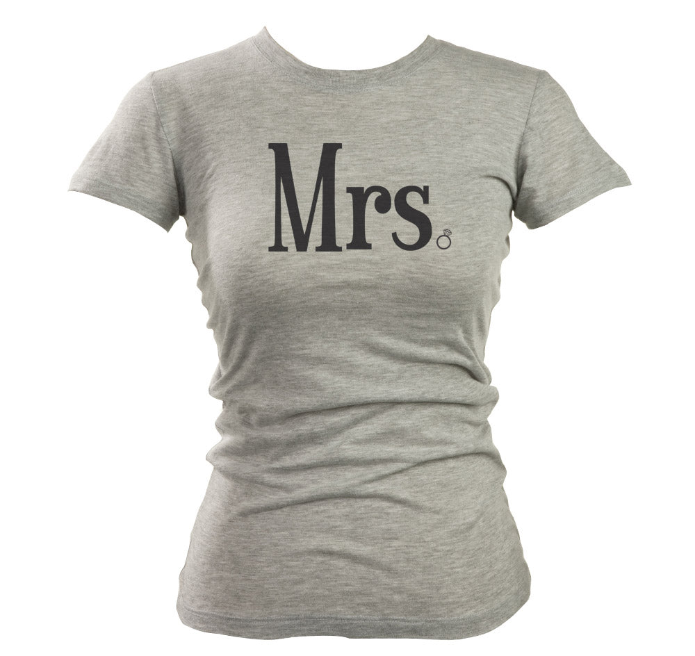 Mrs. Diamond Ring Fitted Tee