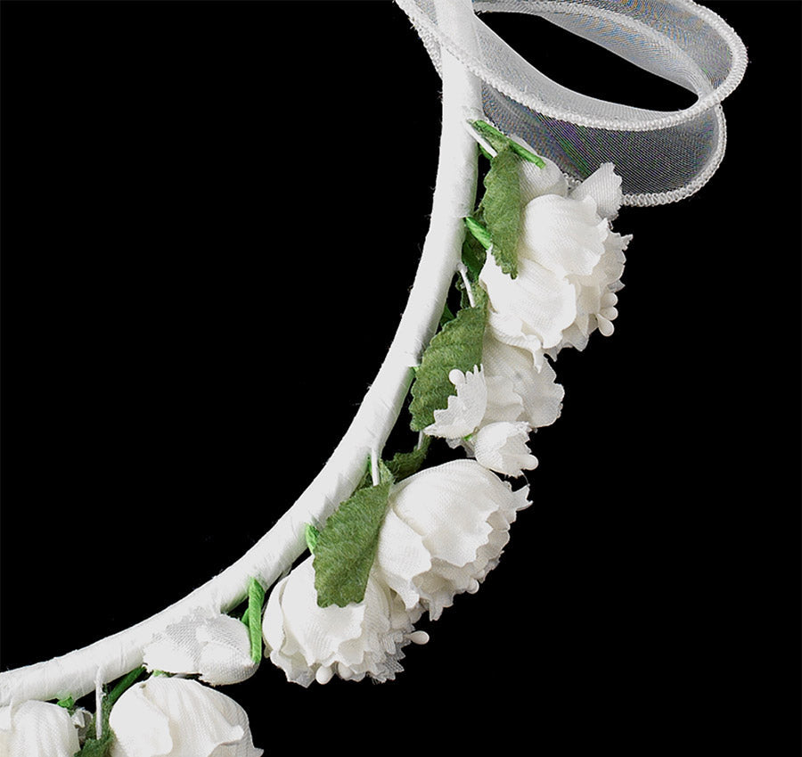 Royal Wedding Inspired Flower Girl Hair Wreath