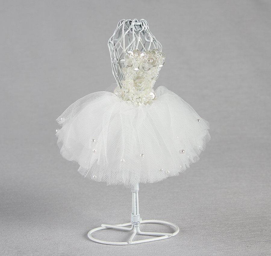 White Ballerina Dress Form