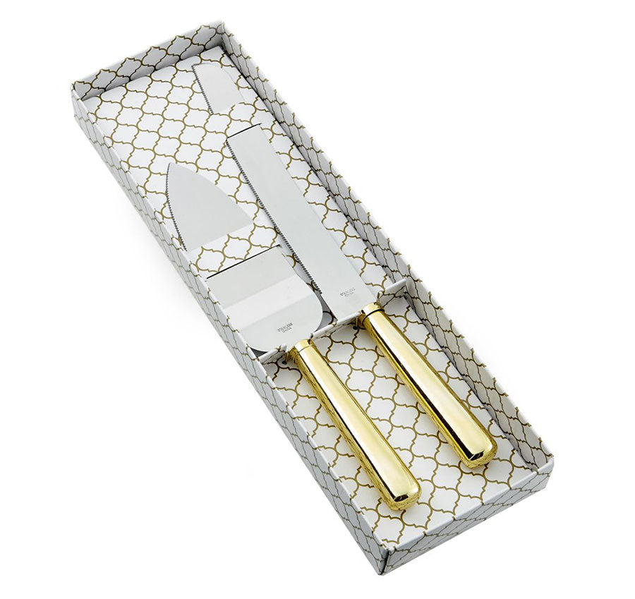 Gold Elegance Wedding Server Set