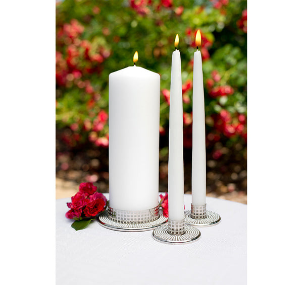 Vintage Pearl Unity Candle Stand The Wedding Outlet