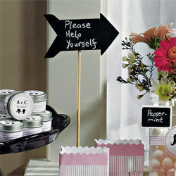 Directional Arrow Black Board Sticks (Set of 6)