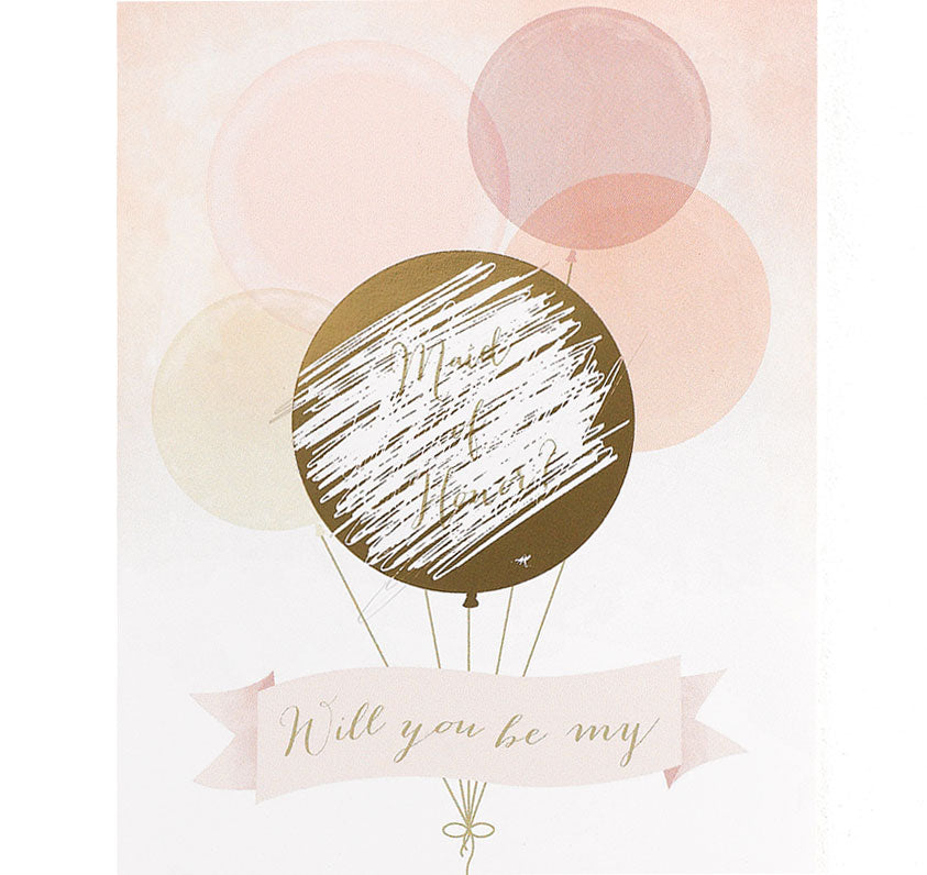 Pop the Question Scratch Off Card - Maid of Honor