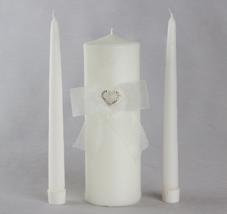 Crystal Heart Organza Unity Set