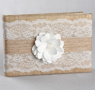 Rustic Garden Wedding Guest Book