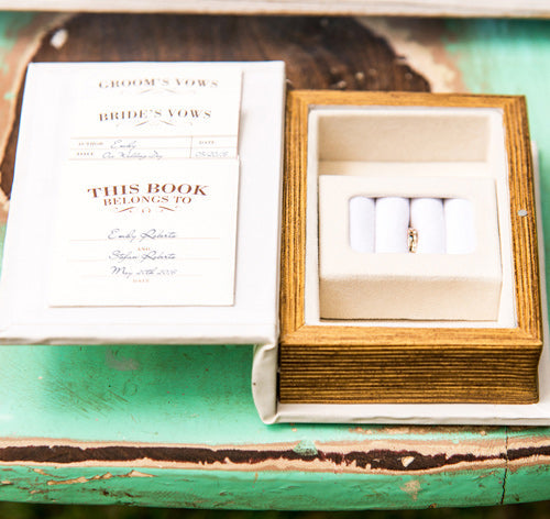 A Promise Made Wedding Ring &amp; Vow Box