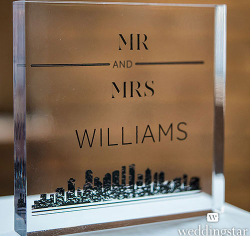 City Style Custom Wedding Cake Topper